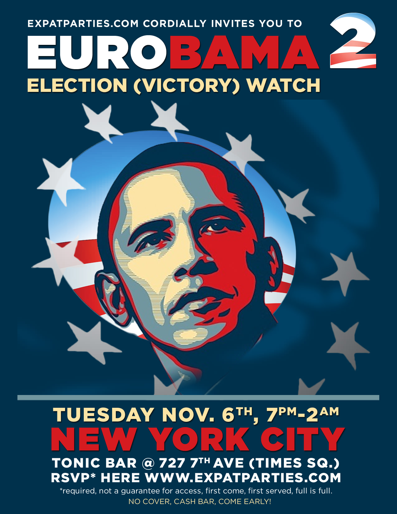EuroBama 2 - Election Victory Watch Invite 2012